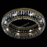 Люстра Венеция Кольцо №8 пластинка под бронзу Зеленая в Ижевске