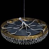 Люстра Венеция Кольцо №8 пластинка под бронзу Зеленая в Ижевске