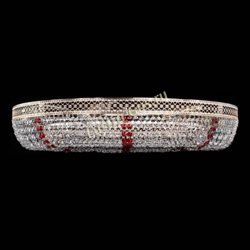 Люстра Венеция Кольцо №8 красное в Ижевске Гусь Хрустальный