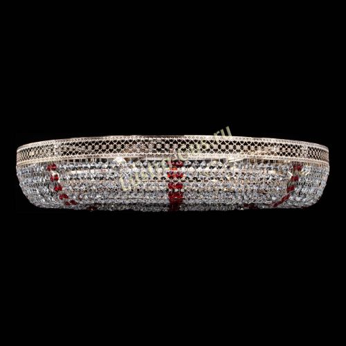 Люстра Венеция Кольцо №8 красное в Ижевске Гусь Хрустальный