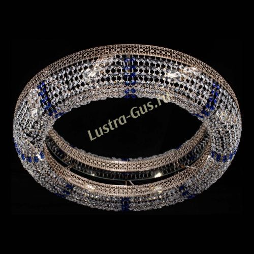 Люстра Венеция Кольцо №8 синее в Ижевске Гусь Хрустальный