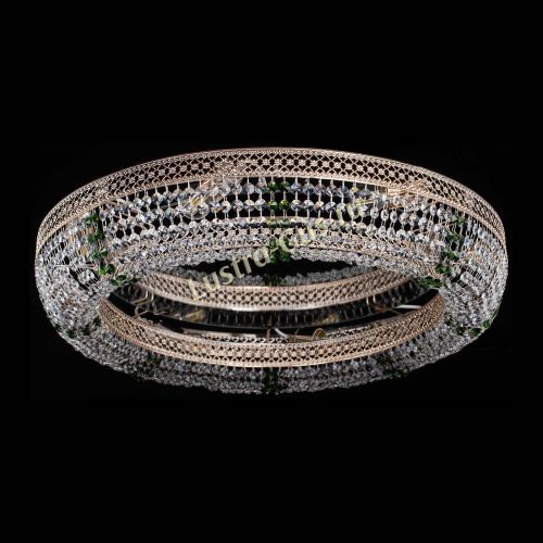 Люстра Венеция Кольцо №8 зеленое в Ижевске Гусь Хрустальный