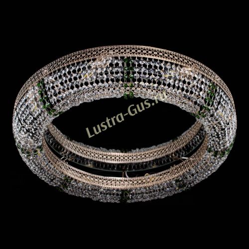 Люстра Венеция Кольцо №8 зеленое в Ижевске Гусь Хрустальный