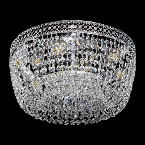 Люстра Венеция Кольцо конус 400 мм в Ижевске Гусь Хрустальный