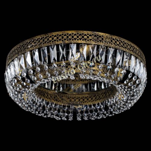 Люстра Венеция Кольцо пластинка под бронзу в Ижевске Гусь Хрустальный