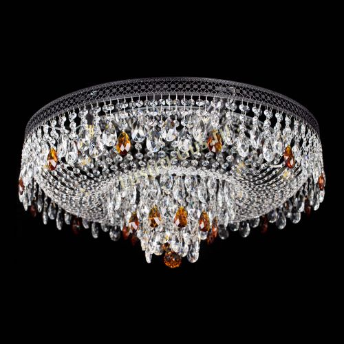 Люстра Венеция Кольцо Черная №8 чайная в Ижевске Гусь Хрустальный