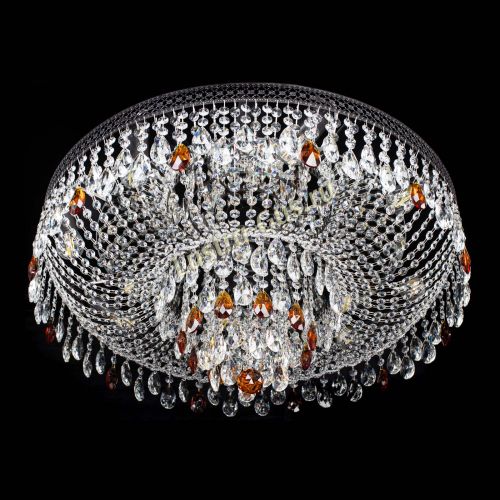 Люстра Венеция Кольцо Черная №8 чайная в Ижевске Гусь Хрустальный