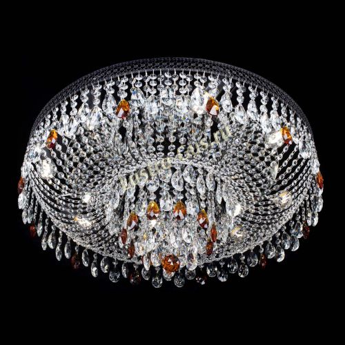 Люстра Венеция Кольцо Черная №8 чайная в Ижевске Гусь Хрустальный