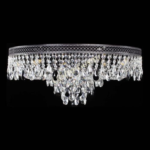 Люстра Венеция Кольцо Черная №8 черная в Ижевске Гусь Хрустальный