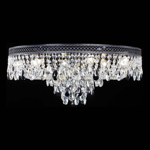 Люстра Венеция Кольцо Черная №8 черная в Ижевске Гусь Хрустальный