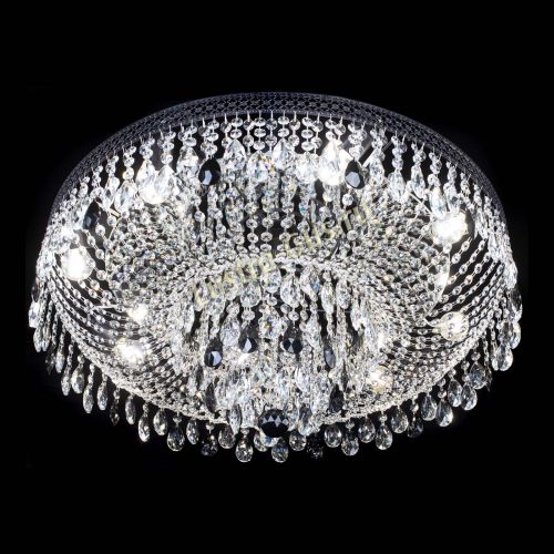 Люстра Венеция Кольцо Черная №8 черная в Ижевске Гусь Хрустальный