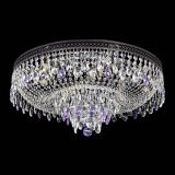 Люстра Венеция Кольцо Черная №8 фиолетовая в Ижевске