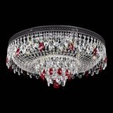 Люстра Венеция Кольцо Черная №8 красная в Ижевске