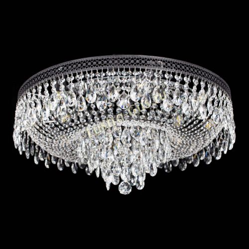 Люстра Венеция Кольцо журавлик №8 черная в Ижевске Гусь Хрустальный