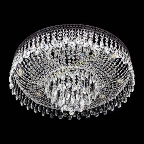 Люстра Венеция Кольцо журавлик №8 черная в Ижевске Гусь Хрустальный