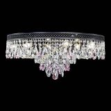 Люстра Венеция Кольцо Черная №8 розовая в Ижевске