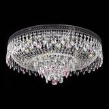 Люстра Венеция Кольцо Черная №8 розовая в Ижевске