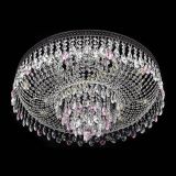 Люстра Венеция Кольцо Черная №8 розовая в Ижевске