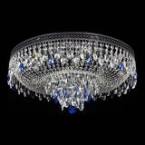 Люстра Венеция Кольцо Черная №8 синяя в Ижевске