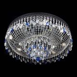 Люстра Венеция Кольцо Черная №8 синяя в Ижевске