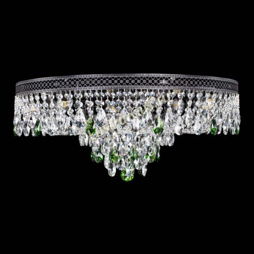 Люстра Венеция Кольцо Черная №8 зеленая в Ижевске Люстра Венеция Кольцо Черная №8 зеленая в Ижевске