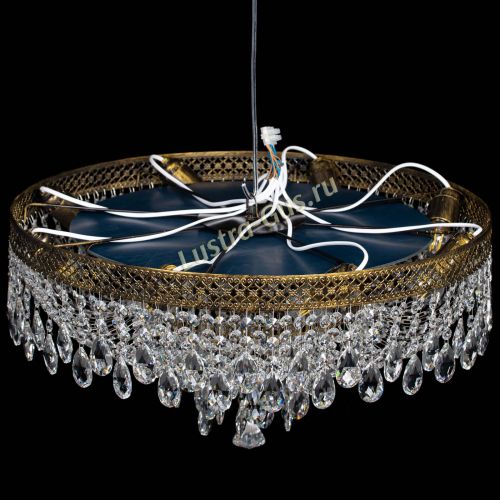Люстра Венеция Кольцо журавлик №8 под бронзу в Ижевске Гусь Хрустальный