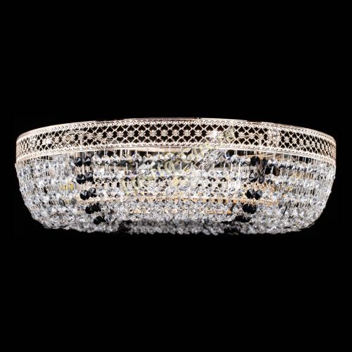 Люстра Венеция Кольцо черная в Ижевске Гусь Хрустальный