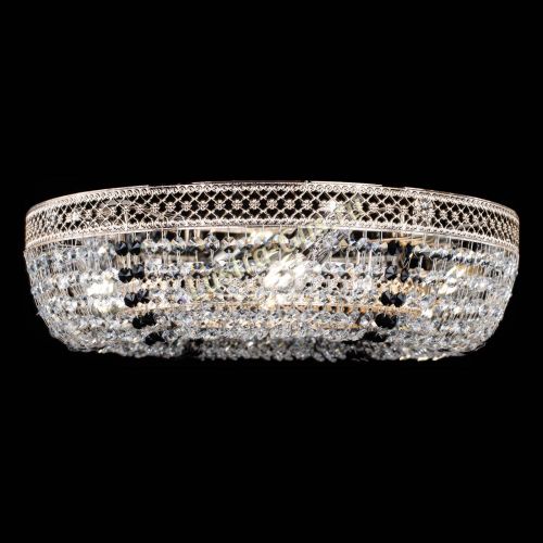 Люстра Венеция Кольцо черная в Ижевске Гусь Хрустальный