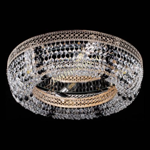 Люстра Венеция Кольцо черная в Ижевске Гусь Хрустальный