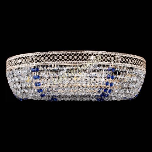 Люстра Венеция Кольцо синяя в Ижевске Гусь Хрустальный