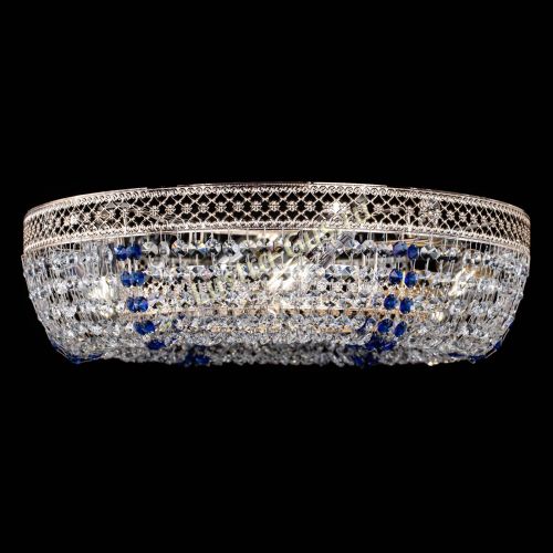 Люстра Венеция Кольцо синяя в Ижевске Гусь Хрустальный