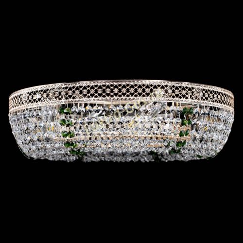 Люстра Венеция Кольцо зеленая в Ижевске Гусь Хрустальный