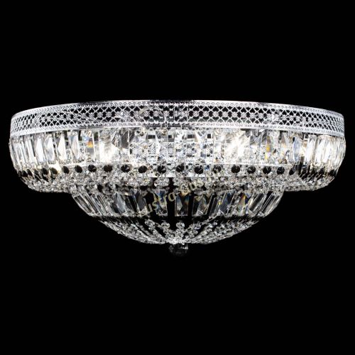 Люстра Венеция Купол пластинка 600 Черная в Ижевске Гусь Хрустальный