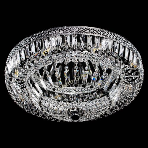 Люстра Венеция Купол пластинка 600 Черная в Ижевске Гусь Хрустальный