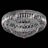 Люстра Венеция Купол пластинка 600 Розовая в Ижевске