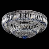 Люстра Венеция Купол пластинка 600 Синяя в Ижевске