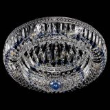 Люстра Венеция Купол пластинка 600 Синяя в Ижевске