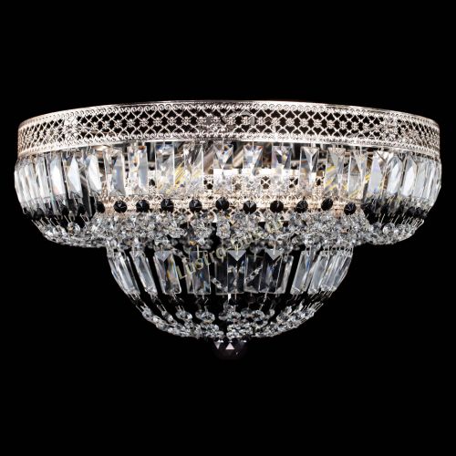 Люстра Венеция Купол пластинка Черная в Ижевске Гусь Хрустальный