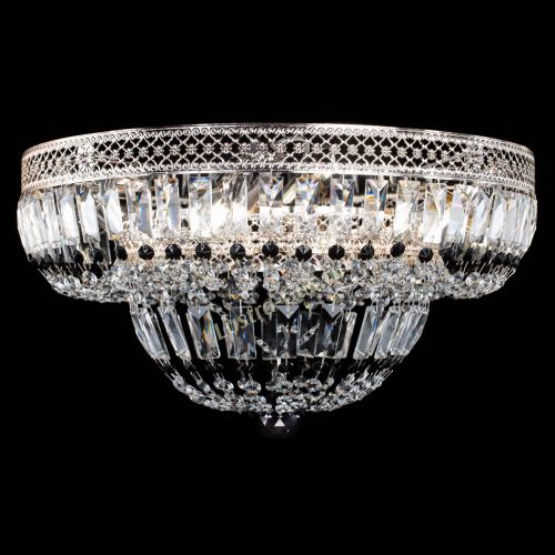 Люстра Венеция Купол пластинка Черная в Ижевске Гусь Хрустальный