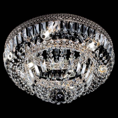 Люстра Венеция Купол пластинка Черная в Ижевске Гусь Хрустальный