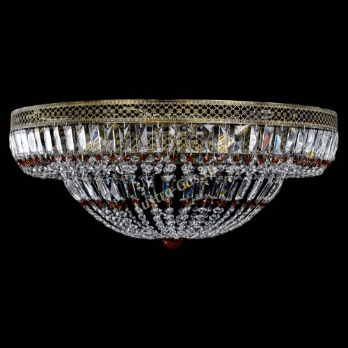 Люстра Венеция Купол пластинка под бронзу Чайная в Ижевске Гусь Хрустальный