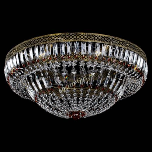 Люстра Венеция Купол пластинка под бронзу Чайная в Ижевске Гусь Хрустальный