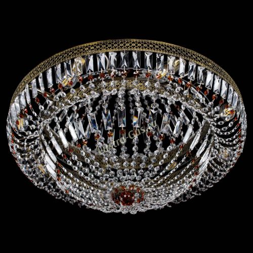 Люстра Венеция Купол пластинка под бронзу Чайная в Ижевске Гусь Хрустальный