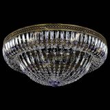 Люстра Венеция Купол пластинка под бронзу Фиолетовая в Ижевске