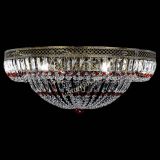 Люстра Венеция Купол пластинка под бронзу Красная в Ижевске