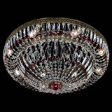 Люстра Венеция Купол пластинка под бронзу Красная в Ижевске