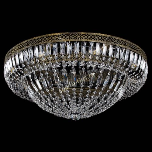 Люстра Венеция Купол пластинка под бронзу в Ижевске Гусь Хрустальный