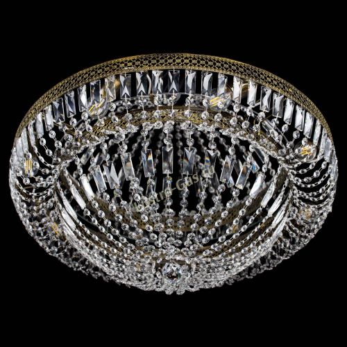 Люстра Венеция Купол пластинка под бронзу в Ижевске Гусь Хрустальный