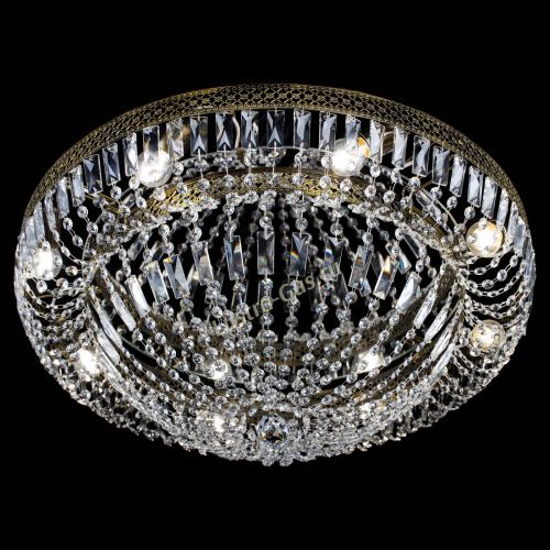 Люстра Венеция Купол пластинка под бронзу в Ижевске Гусь Хрустальный