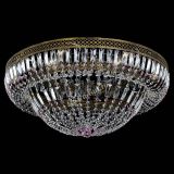 Люстра Венеция Купол пластинка под бронзу Розовая в Ижевске